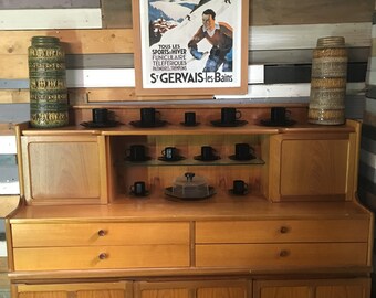 Vintage Retro Mid Century Teak G Plan Style Vinyl Record Etsy