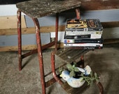 Retro vintage mid century industrial step ladder stool free UK delivery