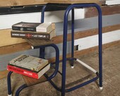 Retro vintage mid century industrial step ladder stool free UK delivery