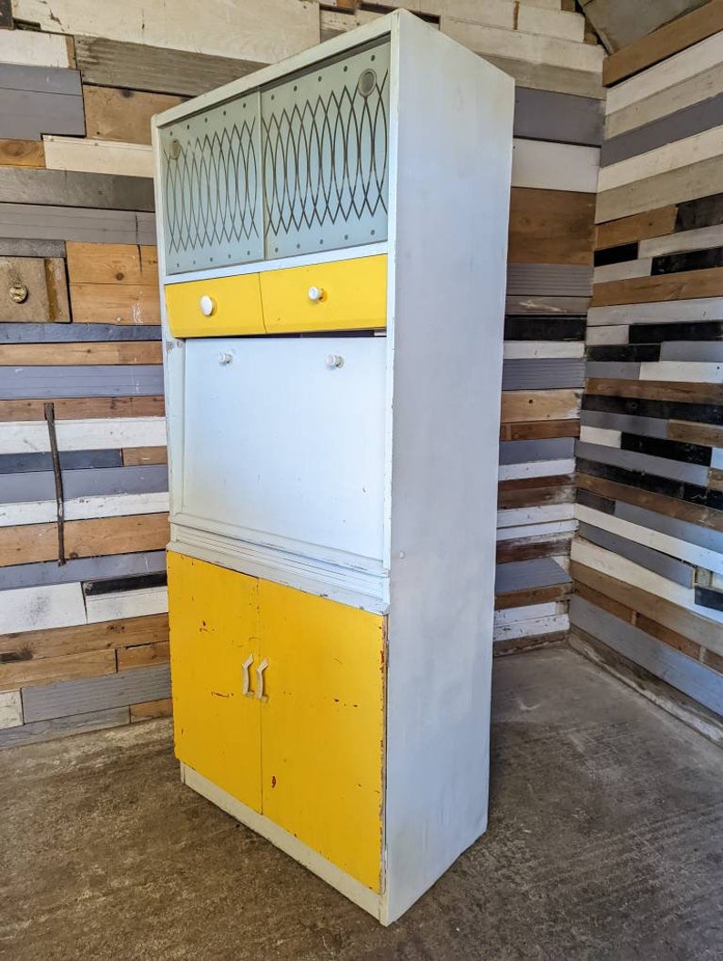 Vintage Retro Mid Century Kitchen Dresser Larder Cupboard Etsy UK