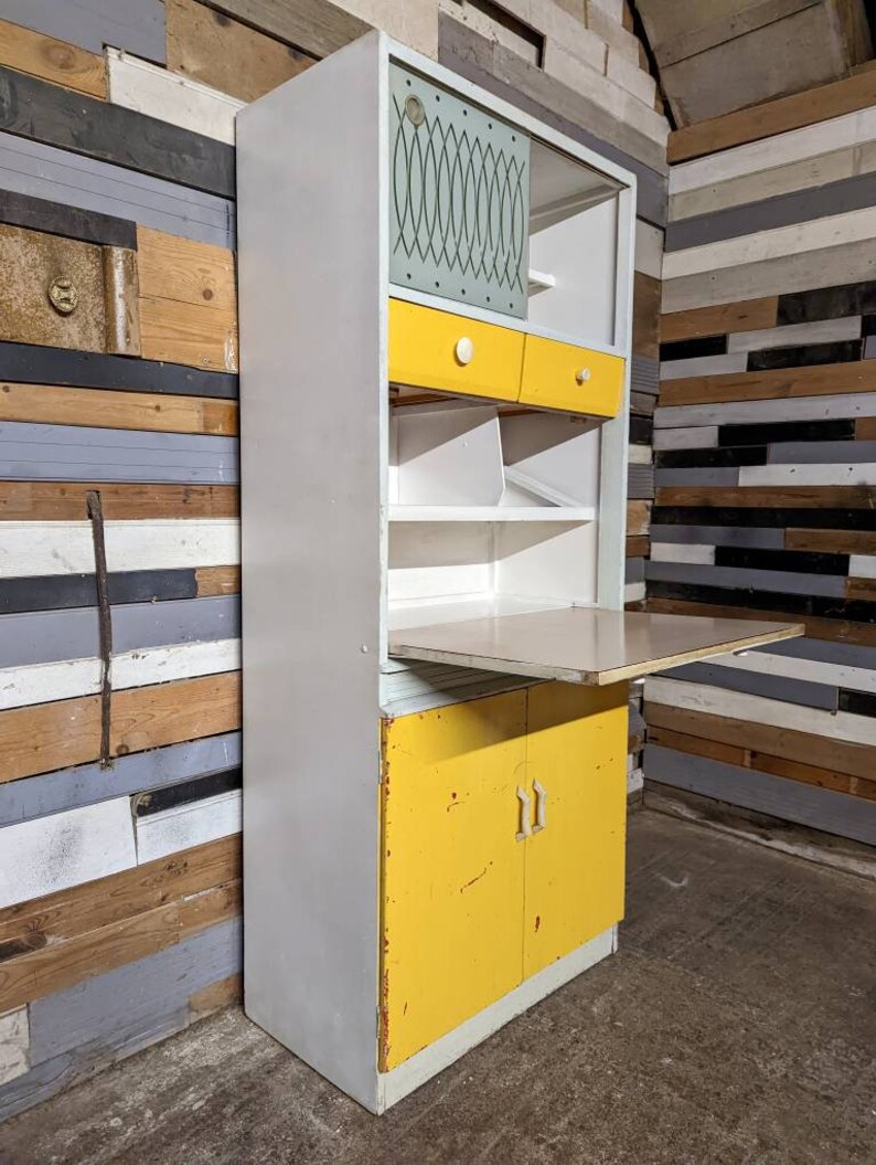 Vintage Retro Mid Century Kitchen Dresser Larder Cupboard Etsy UK