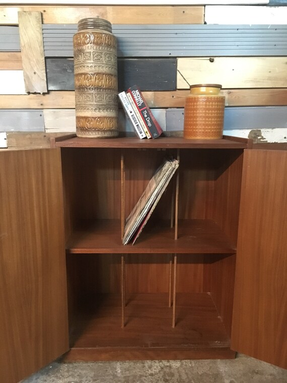 Vintage Retro Mid Century Teak G Plan Style Vinyl Record Etsy
