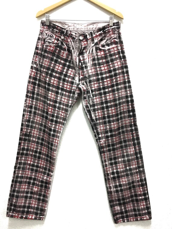 tartan levis t shirt