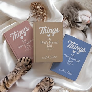 Carnet cartonné pour parents d'animaux de compagnie, carnet de notes amusant pour maman et papa, idée cadeau pour les nouveaux parents d'animaux de compagnie, les amoureux des chiens et des chats