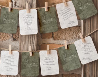 Custom Wedding Guest Book Alternative: Photo Playing Cards