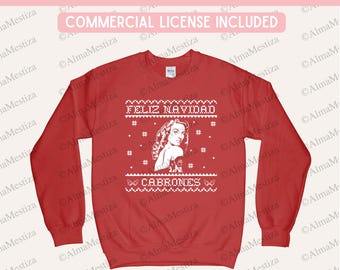 Maria Felix SVG PNG – Funny Latino Christmas Design (Digital Download)
