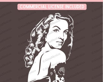 Maria Felix PNG - Digital Download High Resolution - Latina Shirt Designs