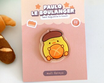 PAULO THE BAKER - Acrylic pins