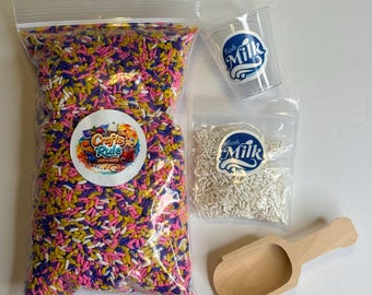 Donut Shop Play Kit – Sprinkle, Fillable Donut, Milk, Sprinkles