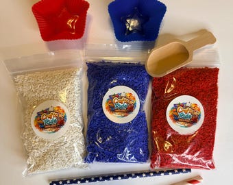 4th of July Play Kit – Red, White, and Blue