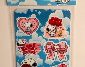 Snoopy Stickers: Whimsical Vinyl Decals for Laptops, Water Bottles
