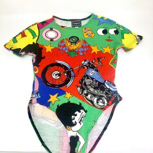 Vintage Versace Betty Boop Print 