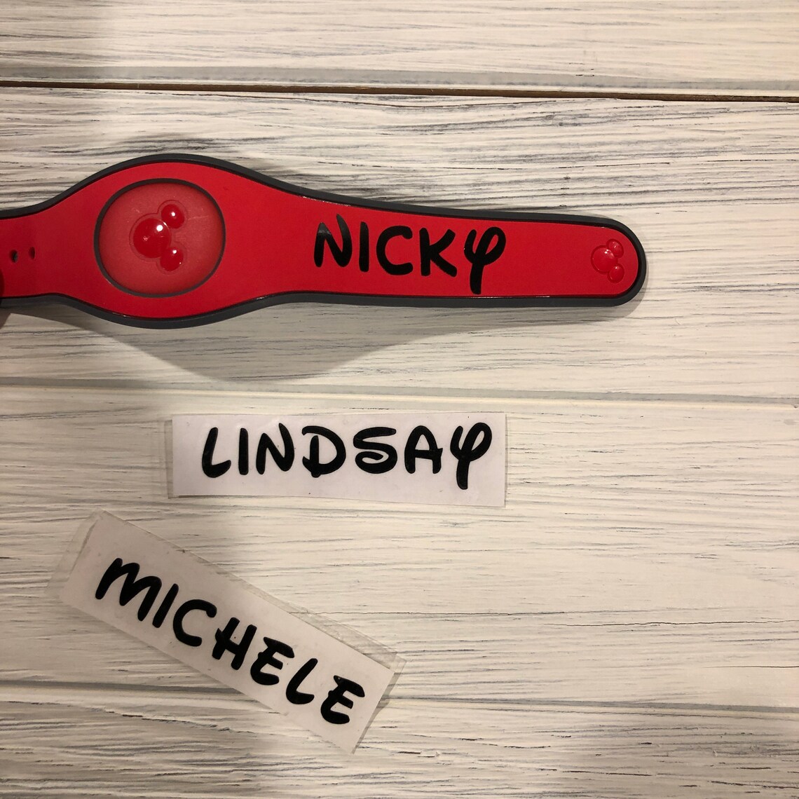 Magic Band Decals Personalized Magic Band Name Magic Band Etsy