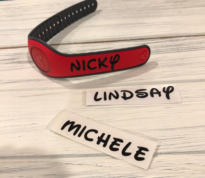 Magic Band Decals Personalized Magic Band Name Magic Band Etsy