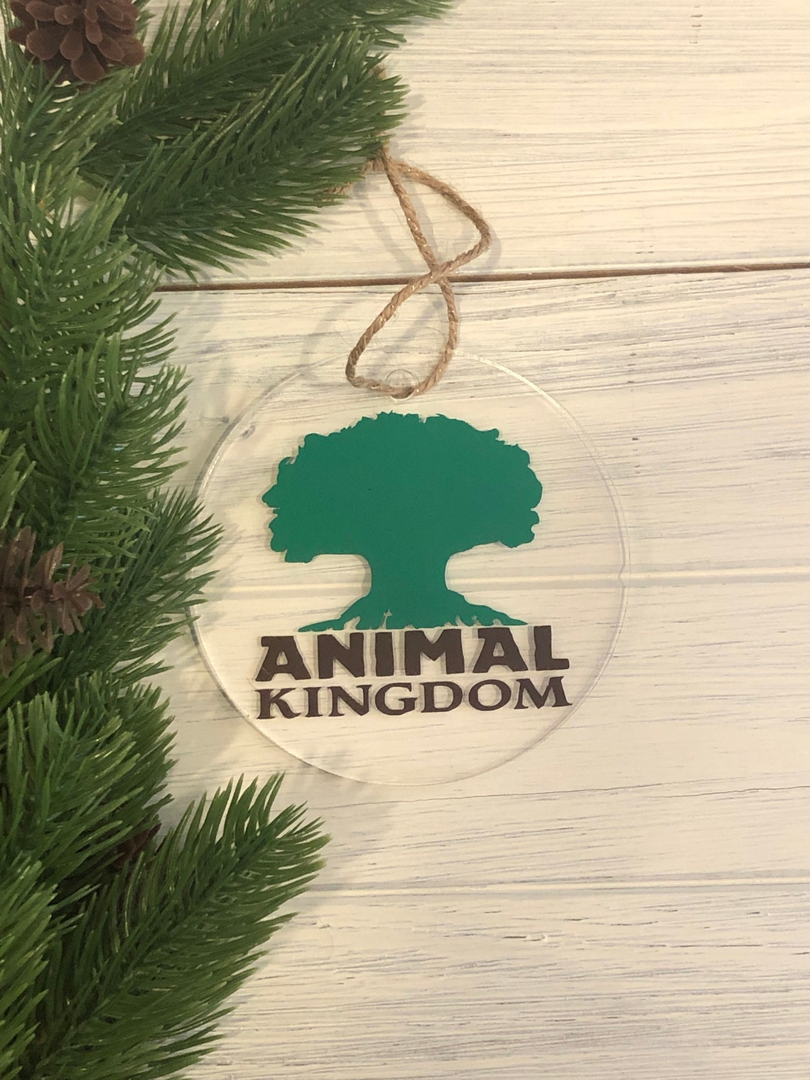 Animal Kingdom Inspired Ornament Disney Christmas Ornament Etsy