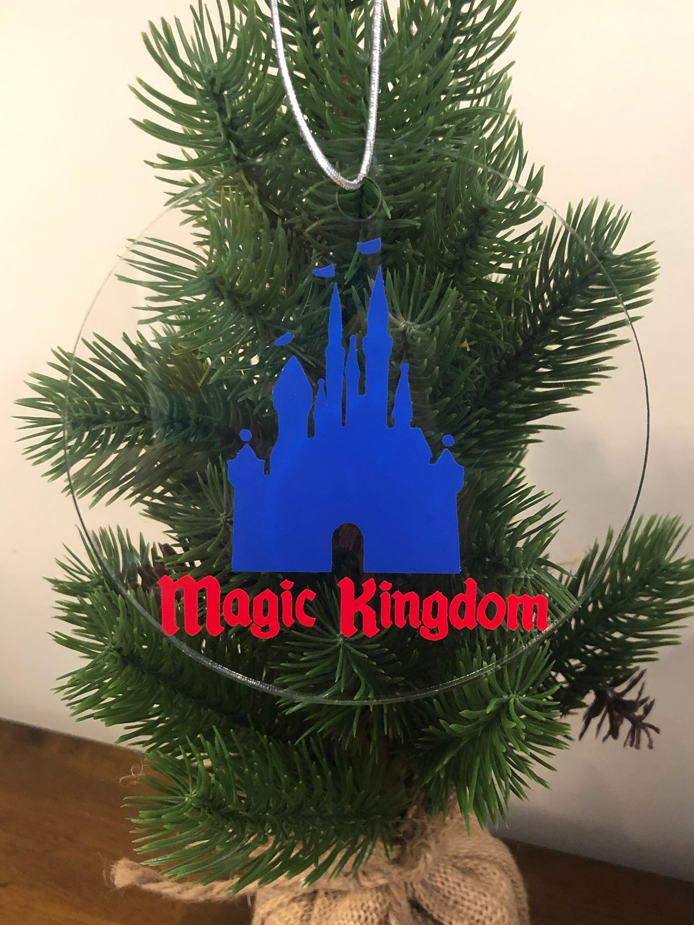 Magic Kingdom Inspired Ornament Disney Christmas Ornament Etsy UK