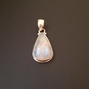 Moonstone and silver 925 pendant
