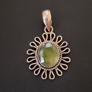 old indian silver 925 pendant