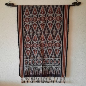 Sumba cotton ikat handmade in a loom