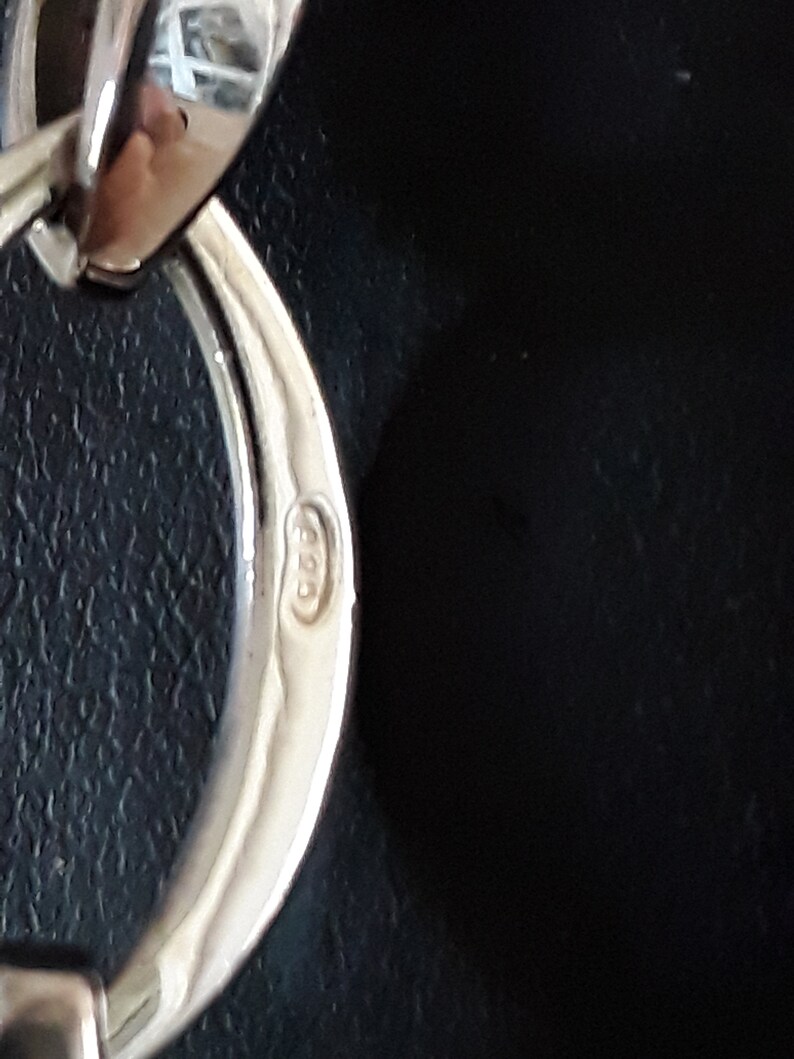 925 silver necklace and onyx pendant