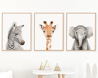 nursery jungle prints