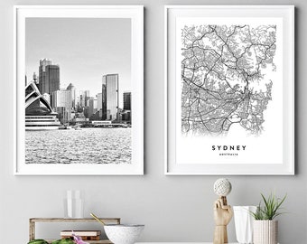 Sydney map | Etsy