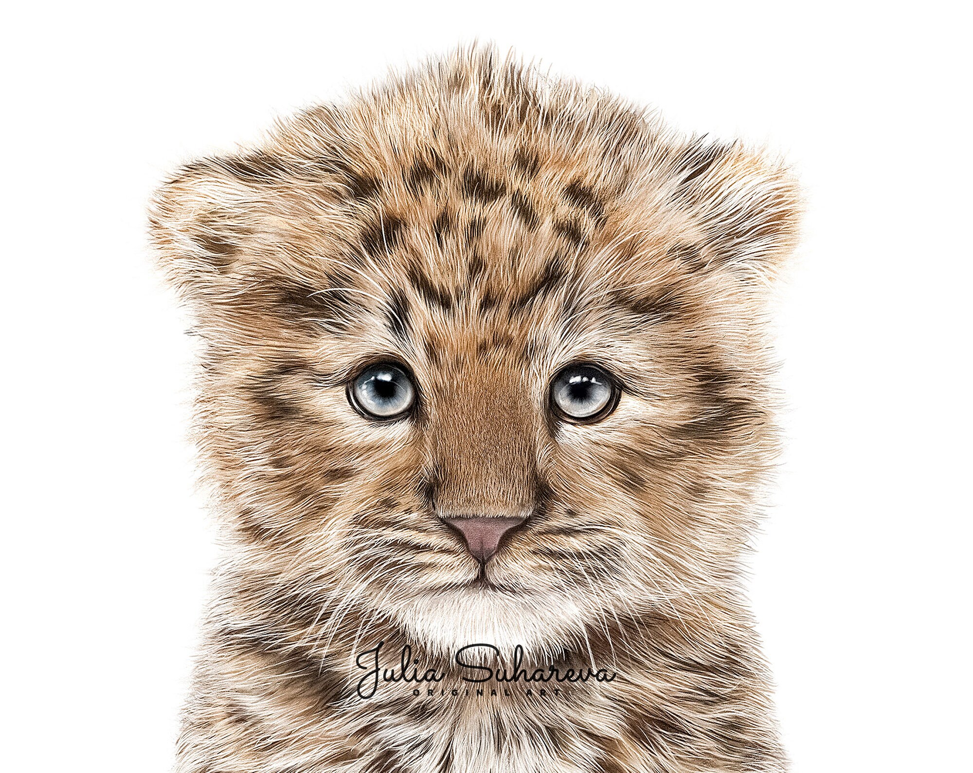 Baby Leopard Print for Safari Nursery Wall Decor Printable | Etsy