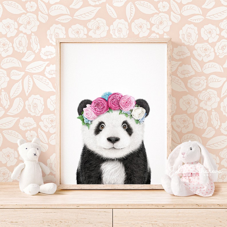 Affiche bébé panda - Créatrice ETSY : Prostoroom