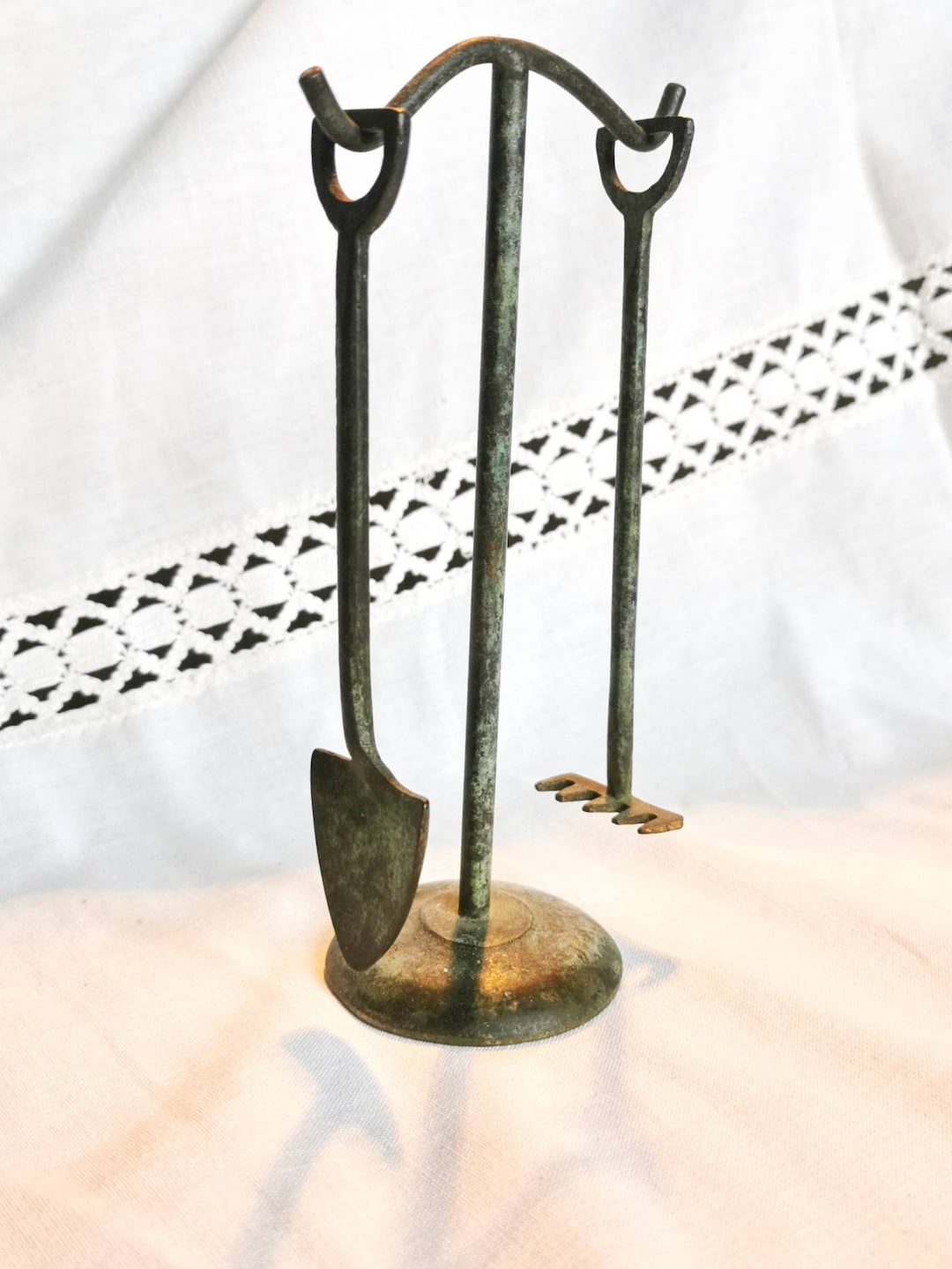 Midcentury Miniature Shovel & Rake Around 1960 Design Object Collector ...