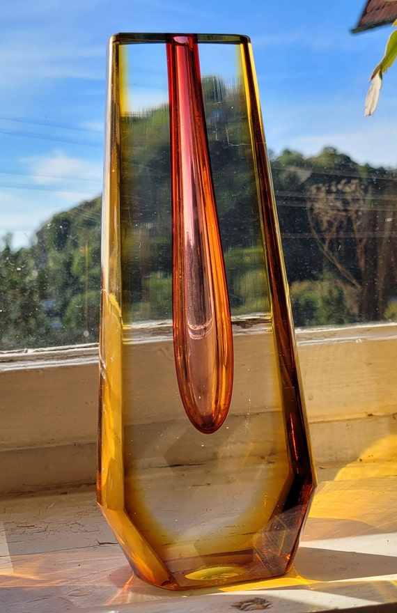 Pavel Hlava for Export Design 花瓶 ガラス チェコスロバキア 1960年