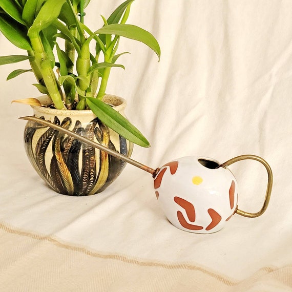 Keramik Giekanne 70er Jahre Design Messing & Keramik Design brocante  Design Pflanzen Zimmerpflanzen Kakteen Kaktus urban jungle - Etsy sterreich