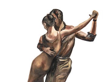 Digital download - Tango Twist - first of a series of couples dancing a passionate Argentinian Tango