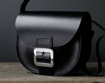 toldbol satchel - finest british bridle leather fine quality leather saddle bag by Catherine Edwards, handmade crossbody messenger bag
