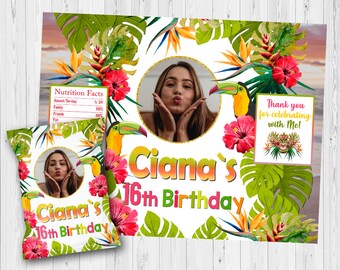 Custom Chip Bag Wrappers | Any Theme Party Favor (Digital Files )