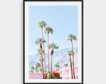 Palm Springs Motel Print: Mid-Century Modern Poolside Photography