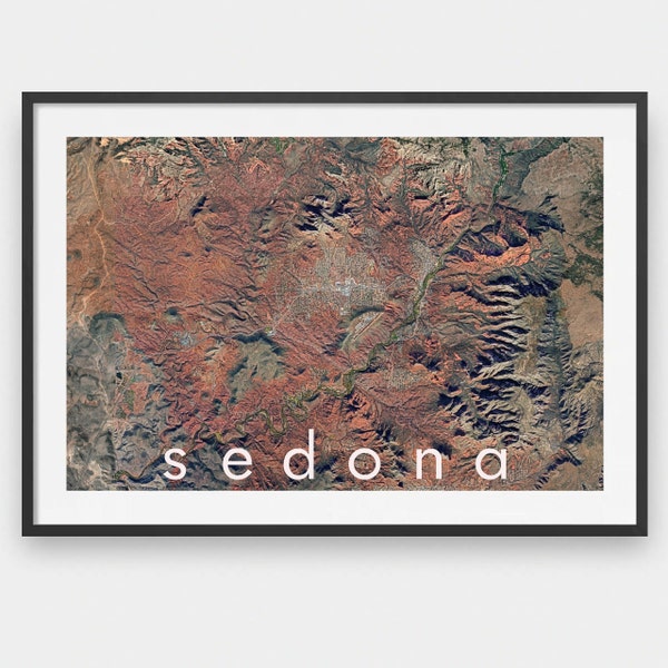 Sedona Arizona Print, Digital Download, Gift For Him, Hiking Gift, Desert Wall Art, Sedona Vortex, Unique Gift, Printable wall art, Trending