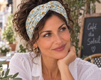 Twisted Knot Rigid Headband with Gold Thread BUY 1 GET 1 FREE