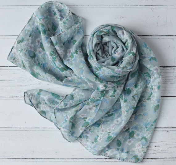 Bufandas Ligeras De Gasa Con Estampado Floral (Pack De 4) - Tamaño 160x50 Cm, Ideales Para Verano O Como Complemento