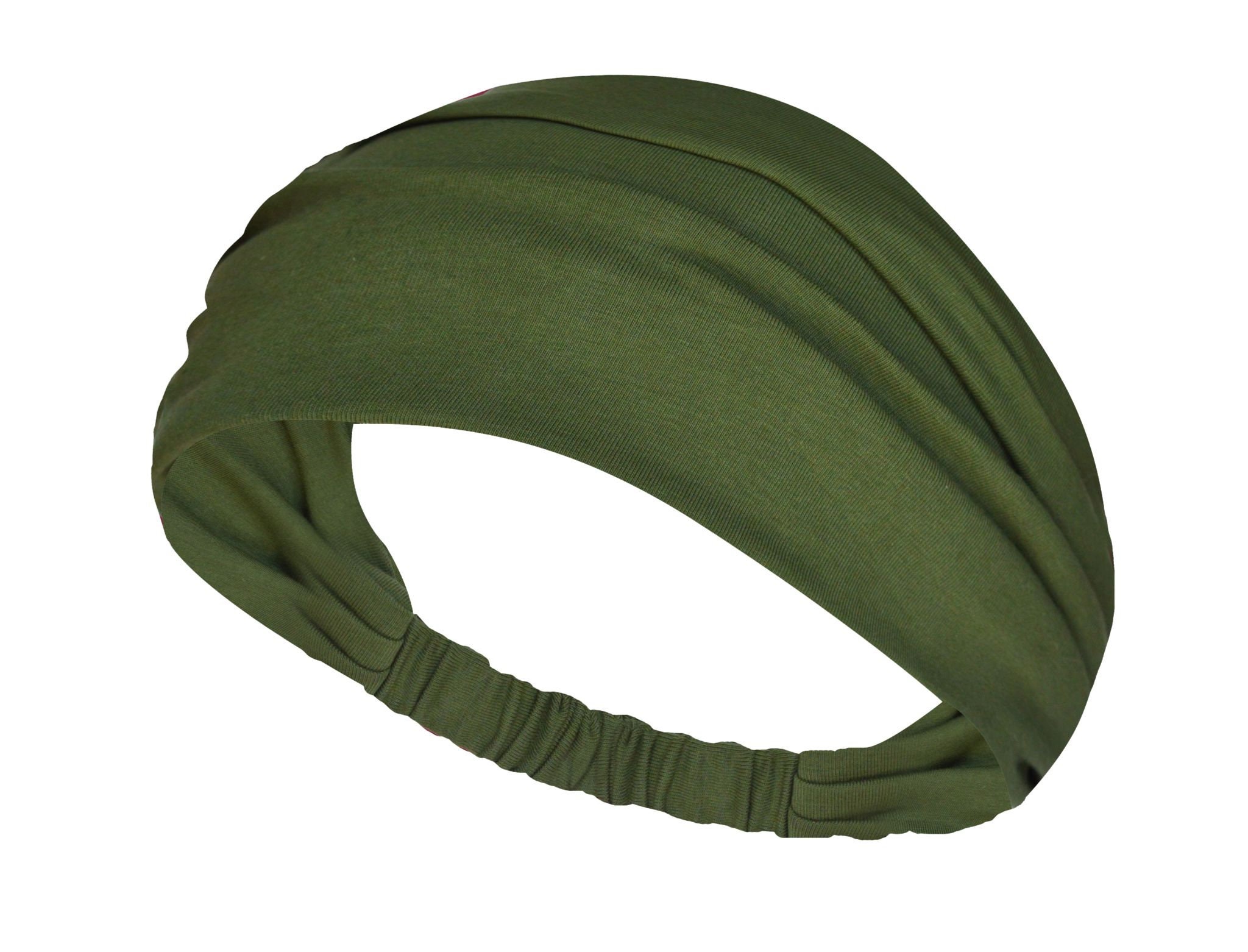 Cotton Jersey Headband Olive Green Headwrap Etsy