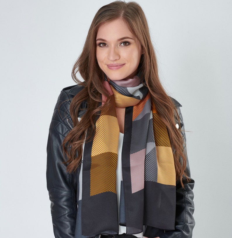 Pure Silk Charmeuse Scarf 70x190 main image 1