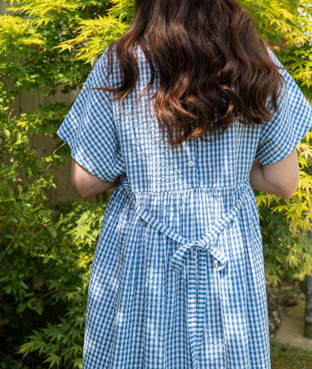 The Pocket Dress - Cerulean Blue Gingham
