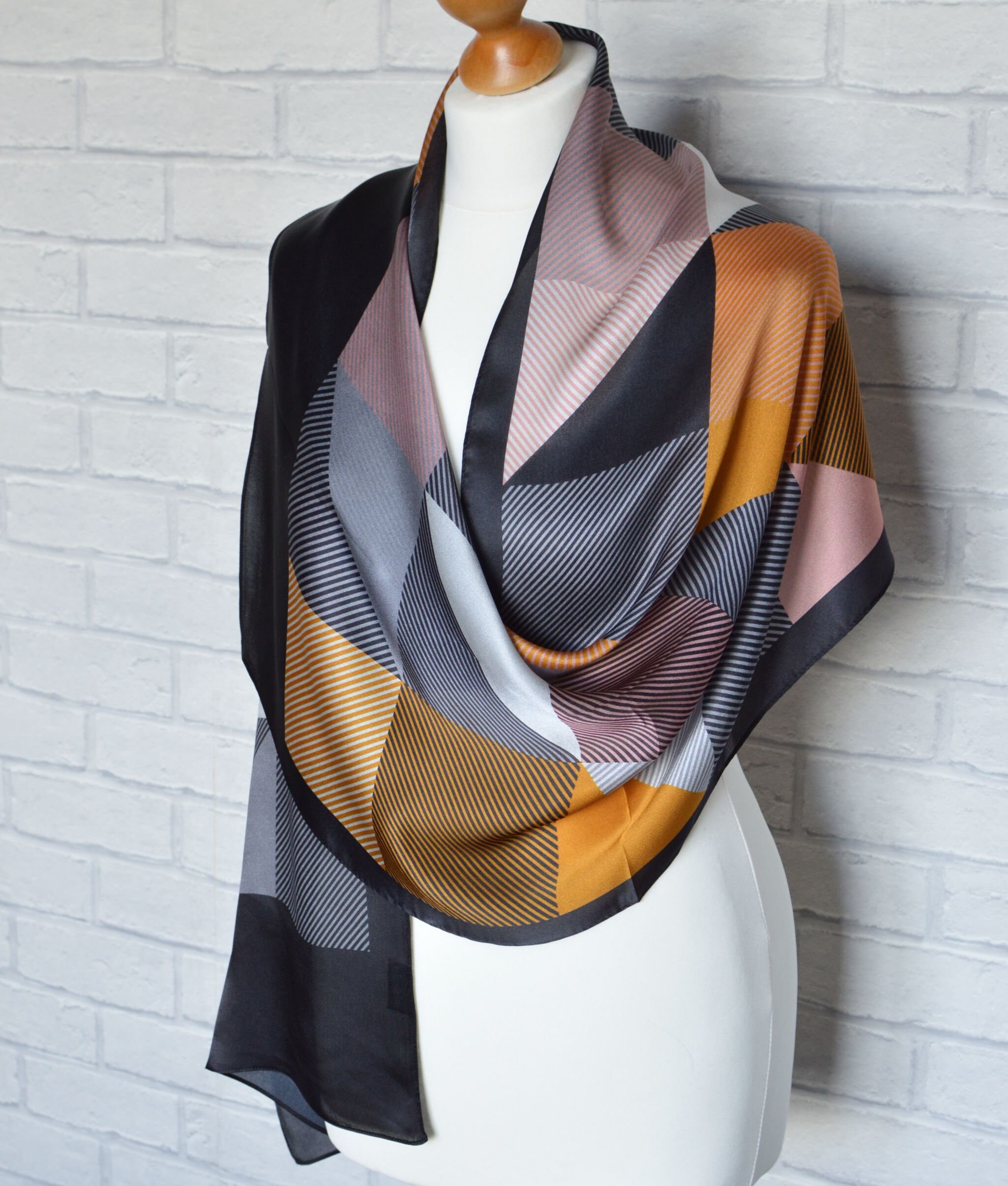 Pure Silk Charmeuse Scarf 70x190 main image 0