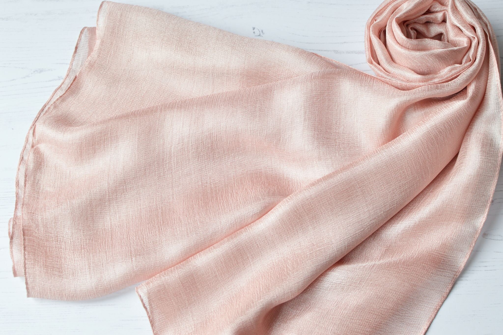 dusky pink wedding shawl