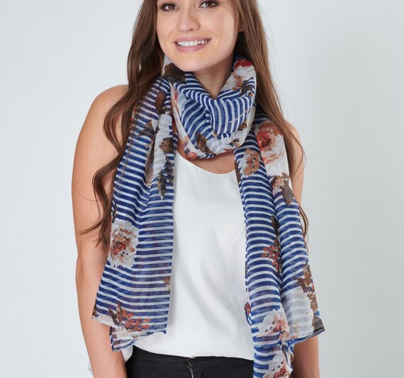 Navy clearance sheer shawl