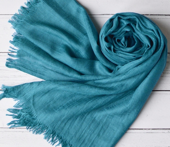 Teal Green Scarf Large Super Soft Scarf ...