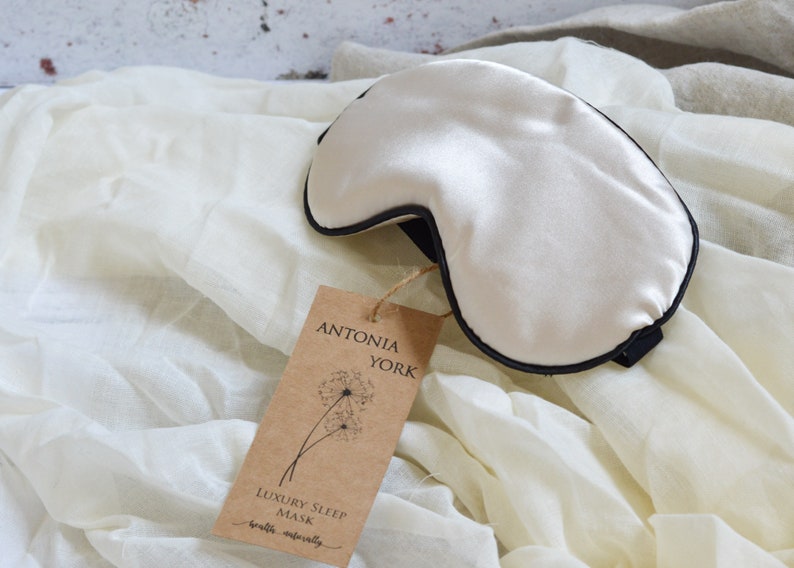Sleep Mask Blackout Inner Fabric Luxuriously Soft Adjustable Etsy