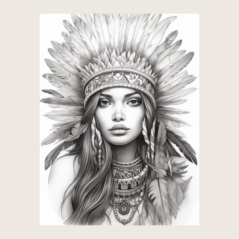 16 Native Americans Coloring Pages Adult Coloring Pages Coloring