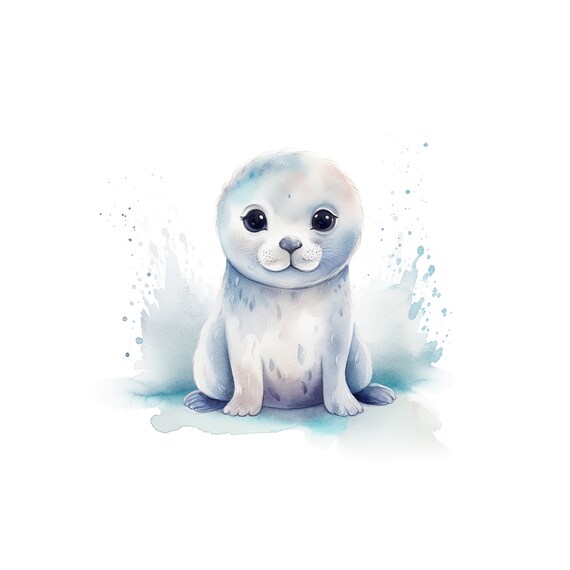 Cute, Happy Baby Seal, PNG Instant Download Sublimation Graphics Seal  Clipart Printable Wall Art Nursery Decor Scrapbooking - Etsy