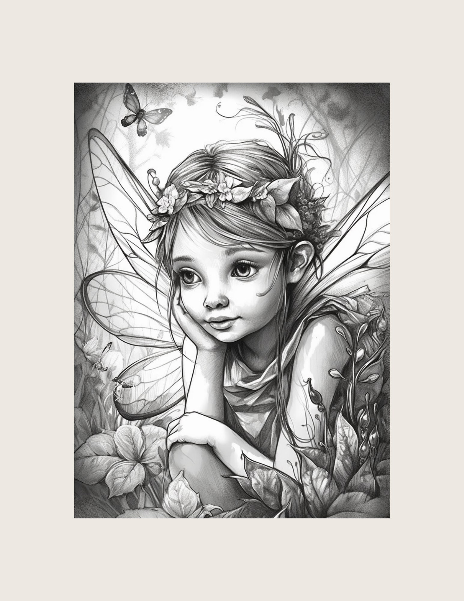 10 Beautiful Fairy Coloring Pages B Adult Coloring Pages, Beautiful