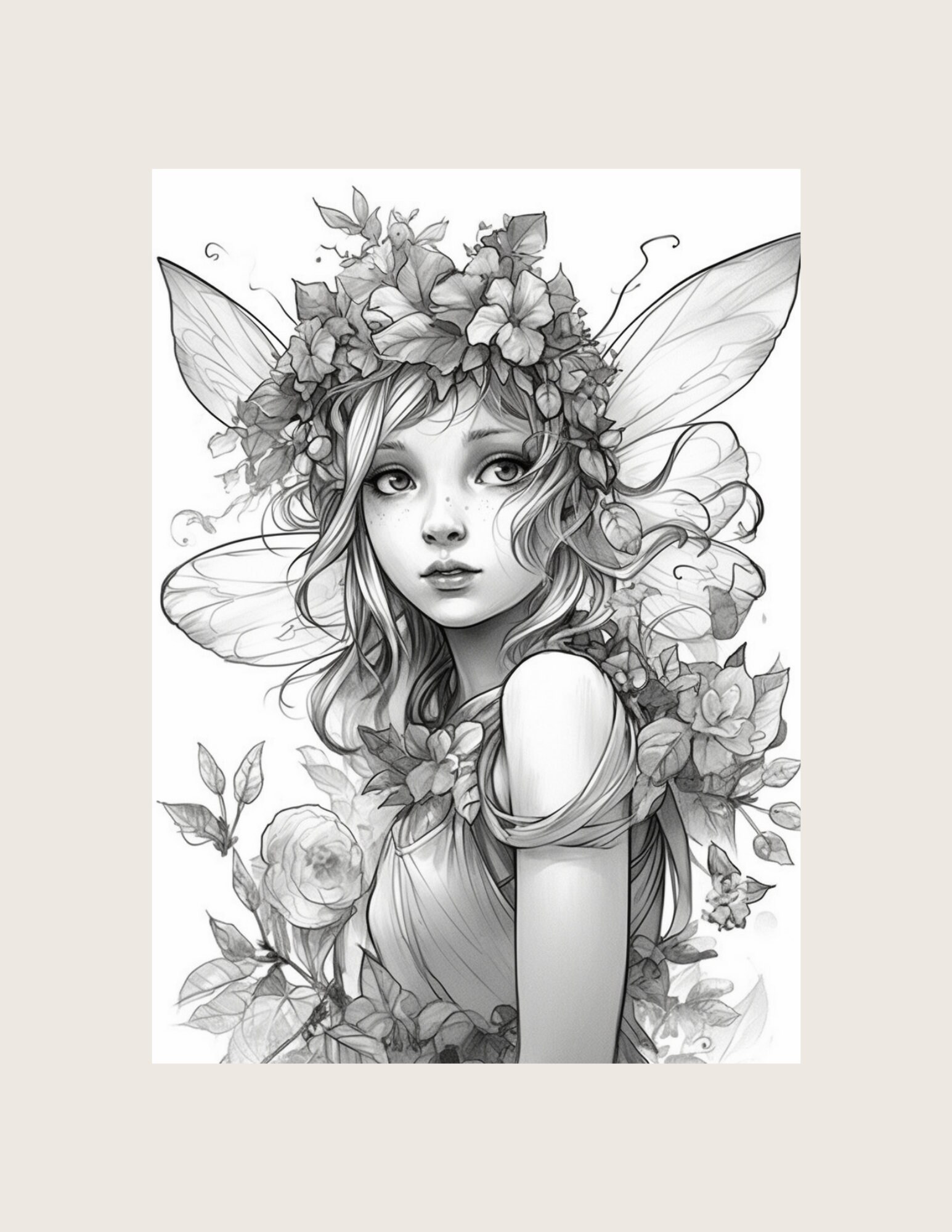 10 Beautiful Fairy Coloring Pages B Adult Coloring Pages, Beautiful